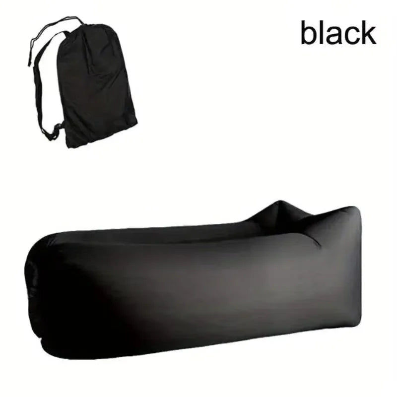 LUSQI 1/2PC Inflatable Lounger Air Sofa For Outdoor Camping Beach Travel Quick Inflation Folding Home Furniture